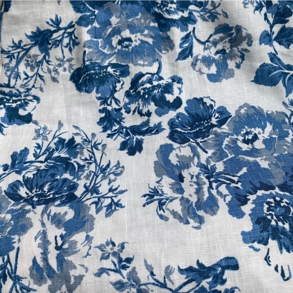 Reformation Violaine Olympia linen print mini dress size 0 - Picture 9 of 16